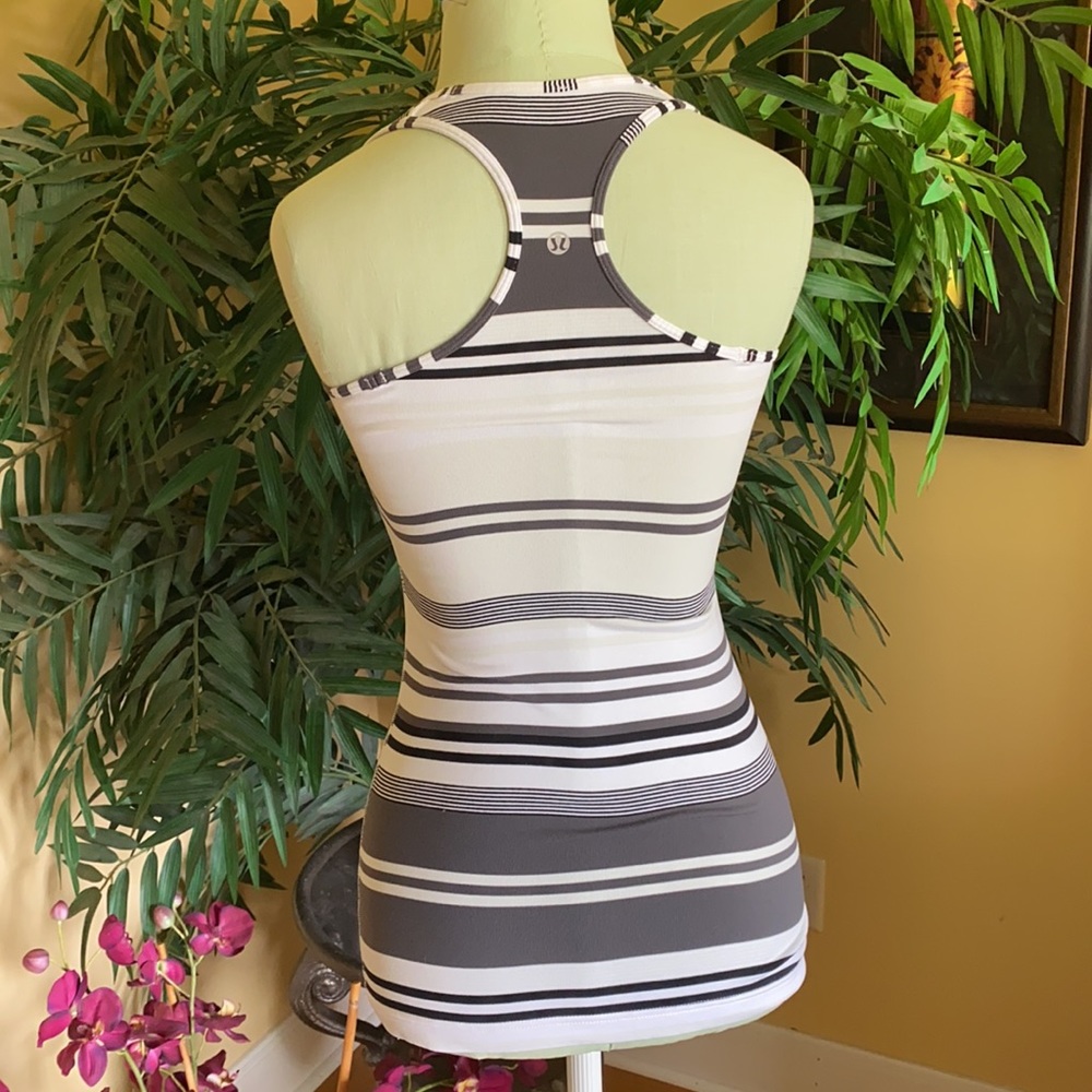 Lululemon Striped Racer Back Tank - Picture 3 of 3